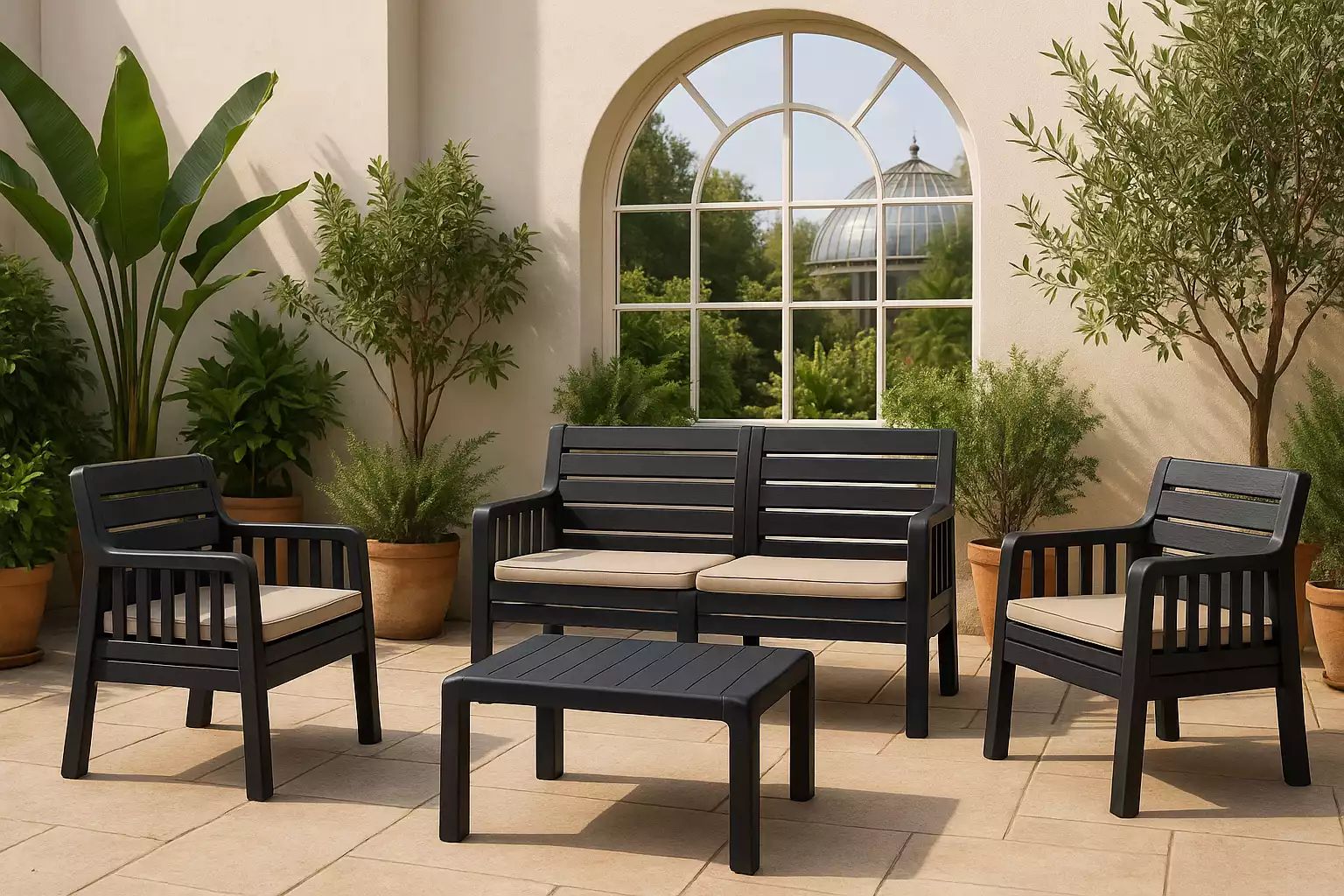 LARA SOFA SET 2+1+1 + 4X CUSHION – Transformă spațiile de învățare cu ...
